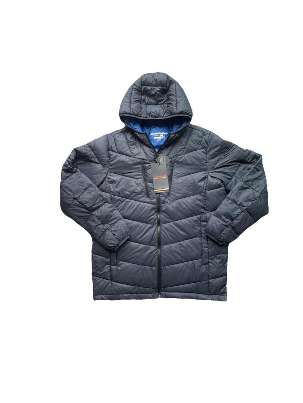NWD Hawke & Co. Men's Full-Zip Lightweight Puffer Jacket Carbon Size M